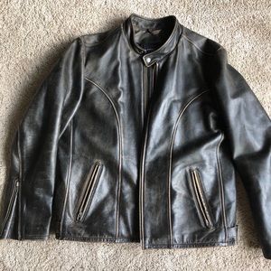 Leather jacket